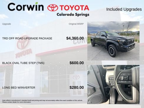 Used 2024 Toyota Tacoma TRD Off-Road w/ TRD Off Road Upgrade Package AWD/4WD image 4