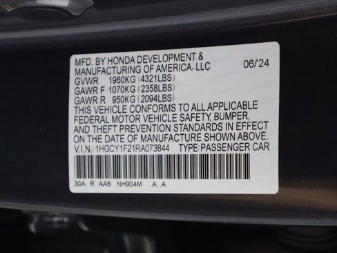 Used 2024 Honda Accord LX image 46