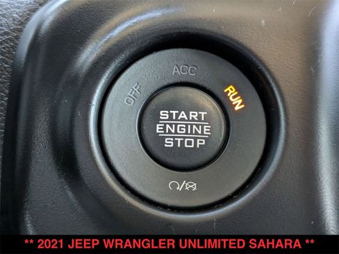 Used 2021 Jeep Wrangler Unlimited Sahara w/ Uconnect 4C Nav & Sound Group image 8