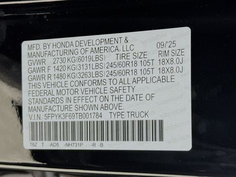 New 2026 Honda Ridgeline TrailSport image 39