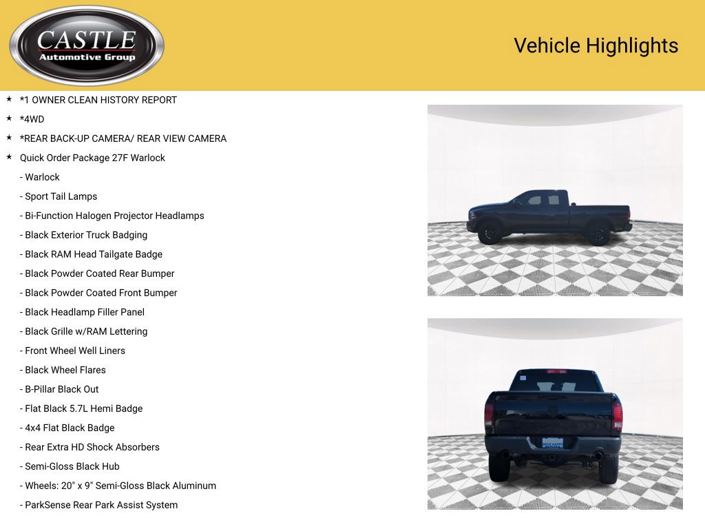 Used 2022 RAM 1500 Warlock w/ Electronics Group AWD/4WD image 3