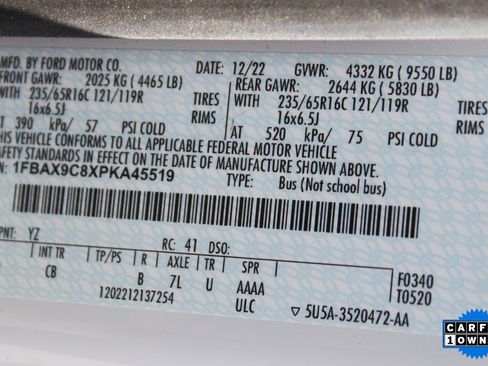 Used 2023 Ford Transit 350 XLT image 40