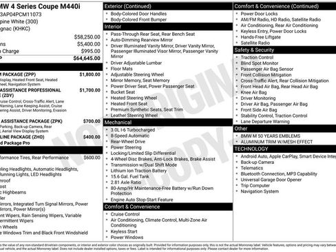 Used 2023 BMW M440i Coupe w/ Premium Package image 37