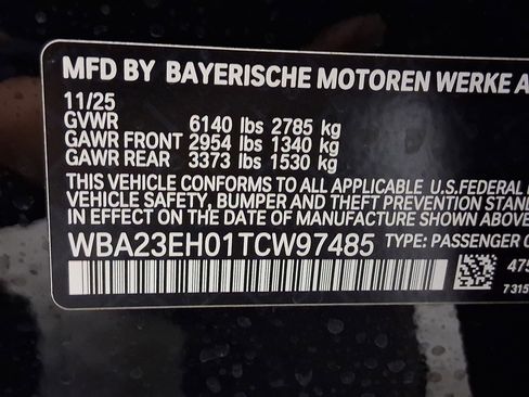 New 2026 BMW 740i 740i w/ Premium Package image 16