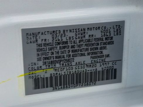 Certified 2023 Nissan Sentra SR w/ SR Premium Package FWD image 38