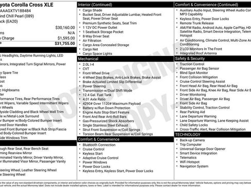 New 2026 Toyota Corolla Cross XLE FWD image 37