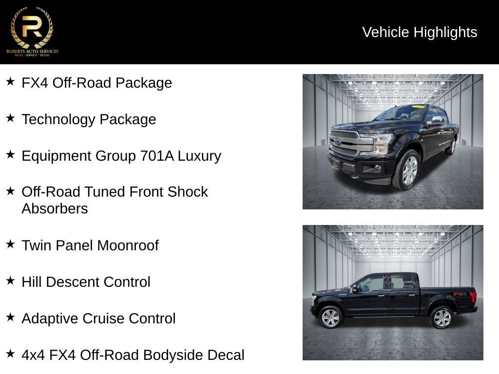 Used 2019 Ford F150 Platinum w/ Equipment Group 701A Luxury AWD/4WD image 10