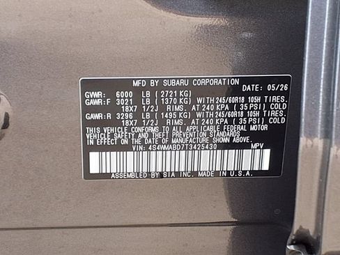 New 2026 Subaru Ascent Premium AWD/4WD image 9