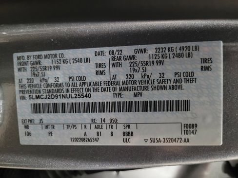 Used 2022 Lincoln Corsair Reserve w/ Equipment Group 201A AWD/4WD image 33