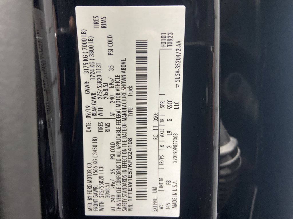 Used 2019 Ford F150 XLT w/ Equipment Group 302A Luxury AWD/4WD image 33