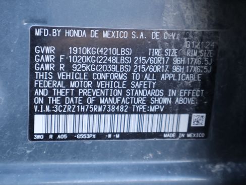 Used 2024 Honda HR-V EX-L image 39