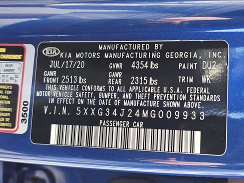 Used 2021 Kia K5 EX w/ EX Premium Package image 14