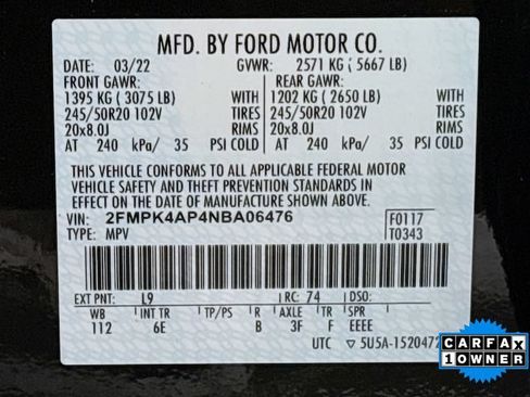 Used 2022 Ford Edge ST AWD/4WD image 31