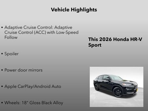 New 2026 Honda HR-V Sport image 5