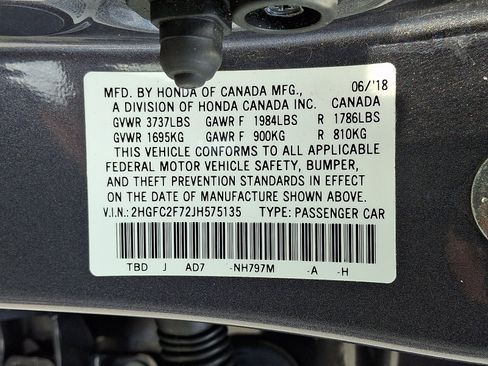 Used 2018 Honda Civic EX image 27