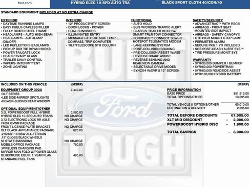 New 2025 Ford F150 XLT w/ Equipment Group 302A MID image 2