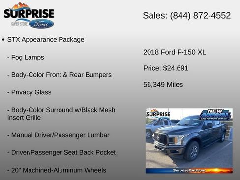 Used 2018 Ford F150 XL w/ Equipment Group 101A Mid AWD/4WD image 15