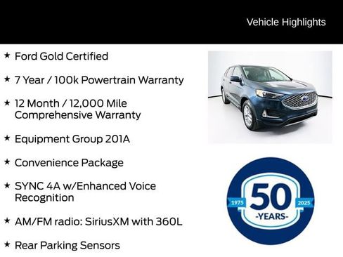 Certified 2024 Ford Edge SEL w/ Convenience Package image 6