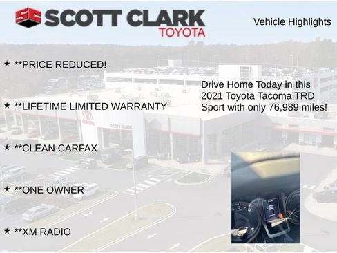 Used 2021 Toyota Tacoma TRD Sport w/ Technology Package AWD/4WD image 10