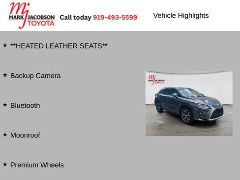 Used 2018 Lexus RX 350 FWD w/ Premium Package image 5