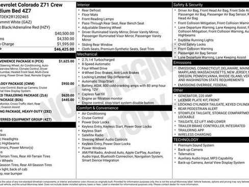 Used 2024 Chevrolet Colorado Z71 w/ Z71 Convenience Package 2 image 20