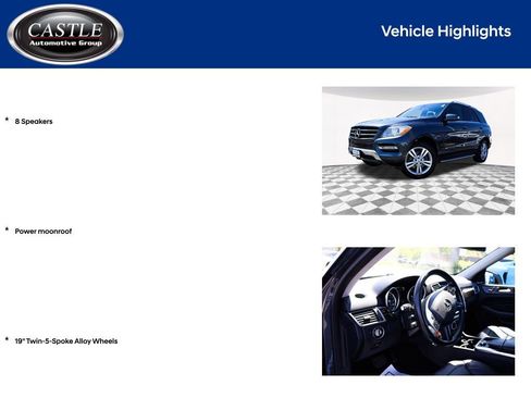 Used 2015 Mercedes-Benz ML 350 4MATIC image 3