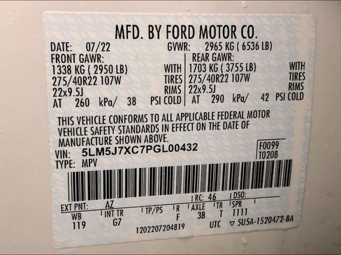 Used 2023 Lincoln Aviator Reserve w/ Equipment Group 201A image 30