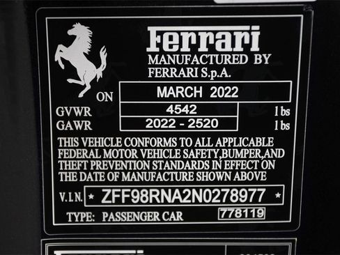 Certified 2022 Ferrari Roma image 43