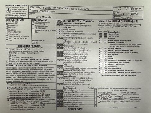 Used 2024 GMC Sierra 1500 Elevation w/ X31 Off-Road Package image 31