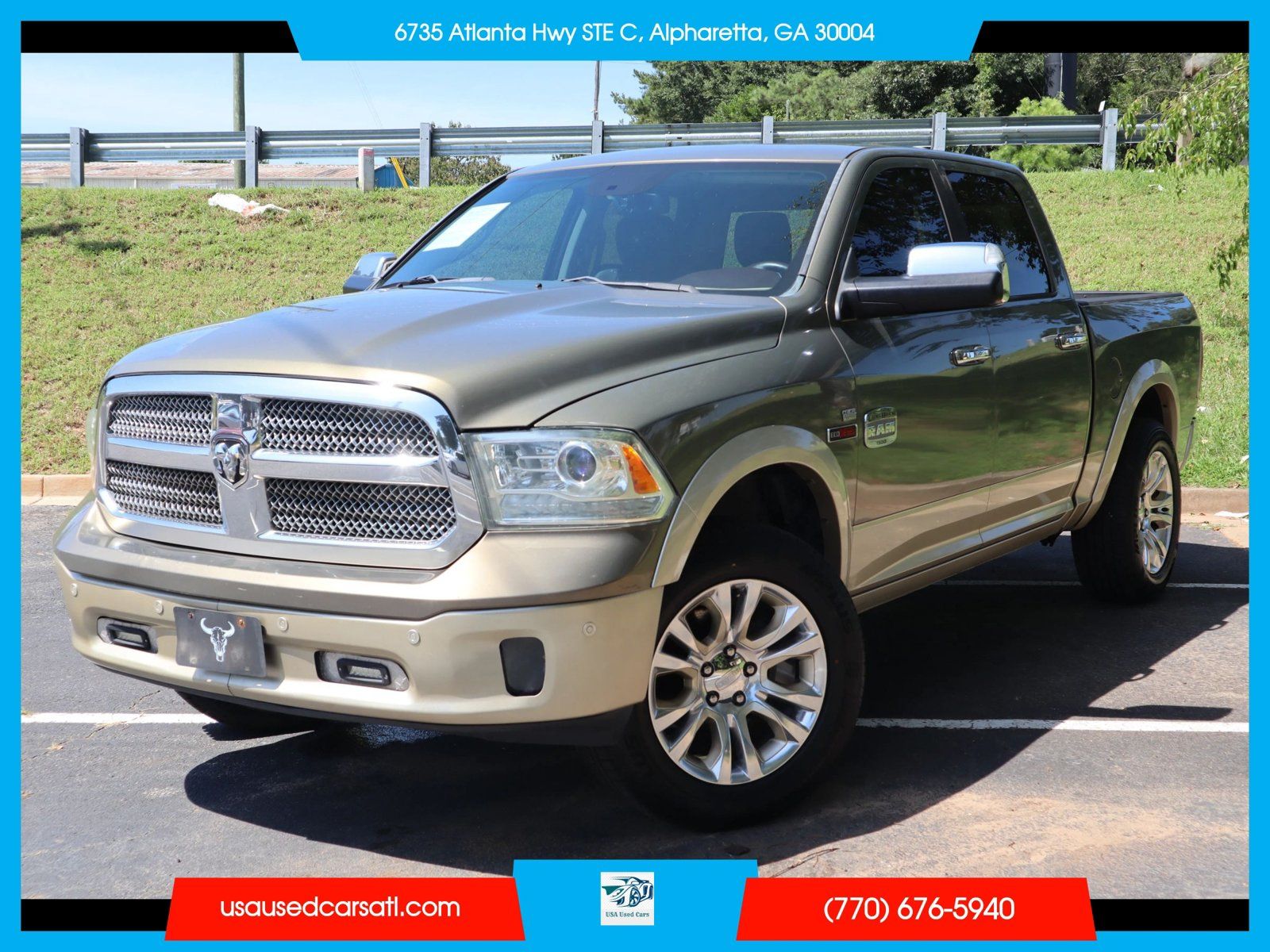 Used 2015 RAM 1500 Laramie Longhorn w/ Convenience Group AWD/4WD image 1