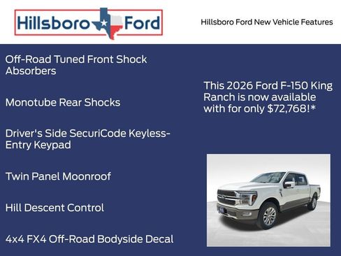 New 2026 Ford F150 King Ranch w/ Equipment Group 601A High AWD/4WD image 18