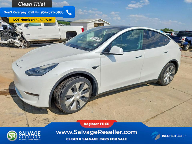 Used 2021 Tesla Model Y Long Range AWD/4WD image 1