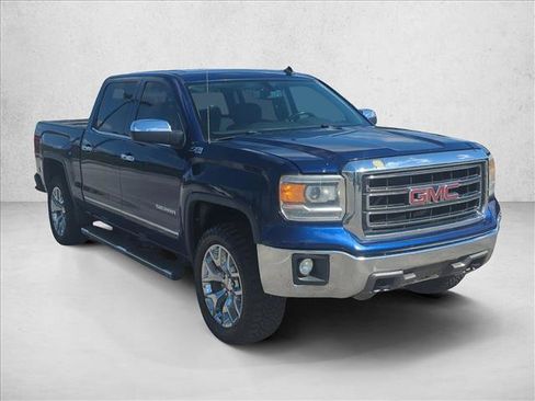 Used 2014 GMC Sierra 1500 SLT w/ SLT Crew Cab Value Package AWD/4WD image 3