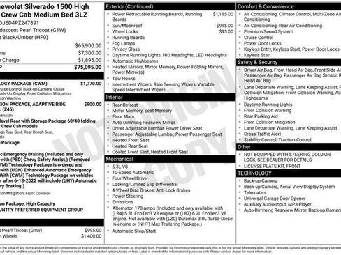 Certified 2023 Chevrolet Silverado 1500 High Country w/ Technology Package image 37