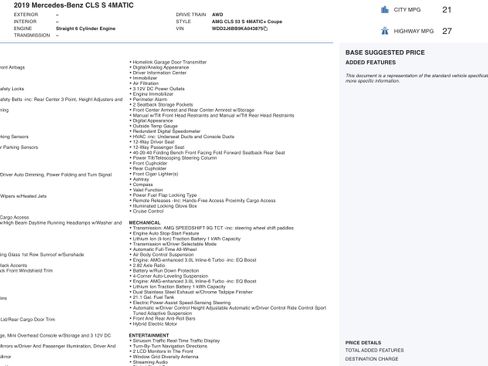 Used 2019 Mercedes-Benz CLS 53 AMG 4MATIC image 3