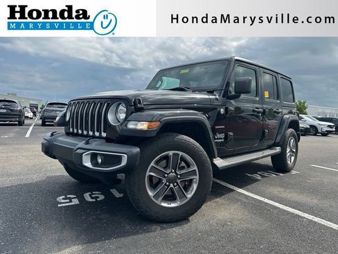 Used 2020 Jeep Wrangler Unlimited Sahara w/ Cold Weather Group AWD/4WD image 1