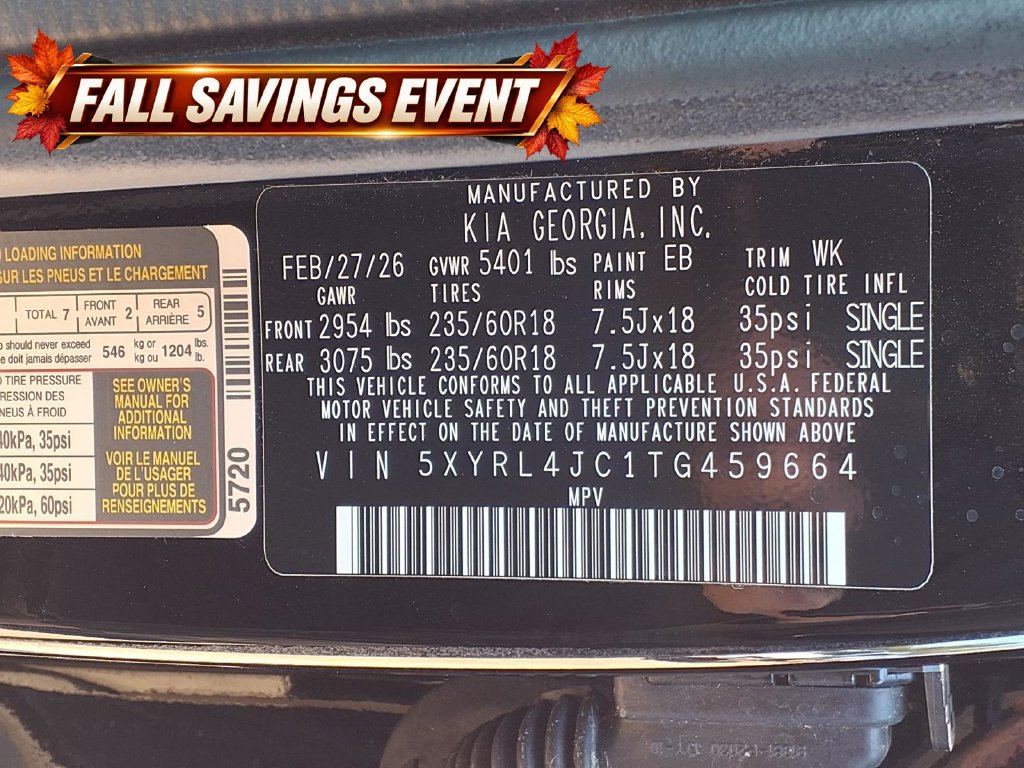 Used 2026 Kia Sorento S FWD image 13