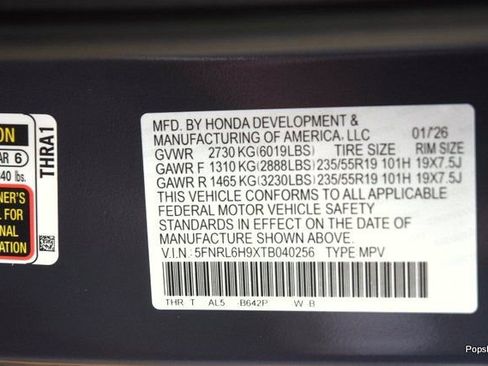 New 2026 Honda Odyssey Elite image 25