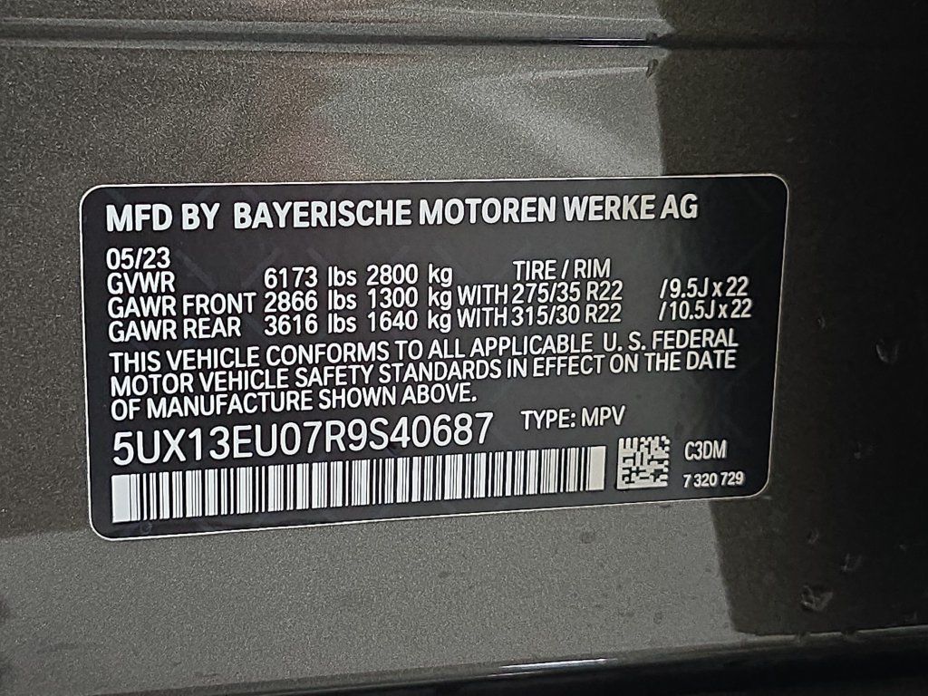 Certified 2024 BMW X5 sDrive40i w/ M Sport Package RWD image 34