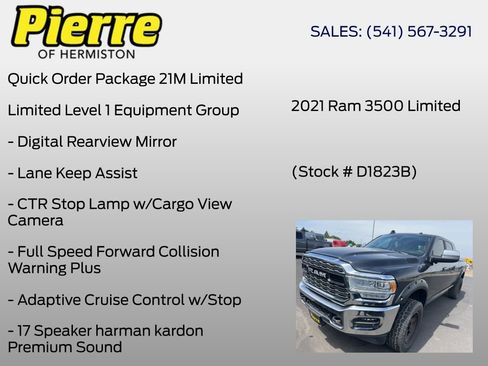 Used 2021 RAM 3500 Limited AWD/4WD image 6