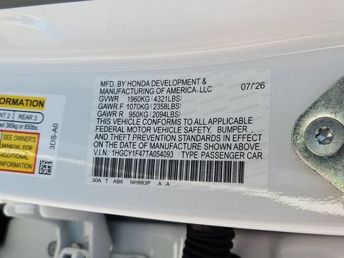 Certified 2026 Honda Accord SE image 27