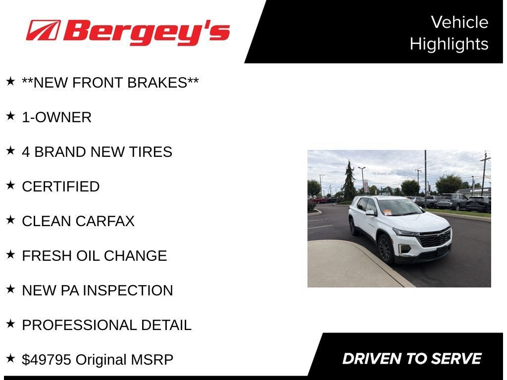 Certified 2023 Chevrolet Traverse RS AWD/4WD image 4