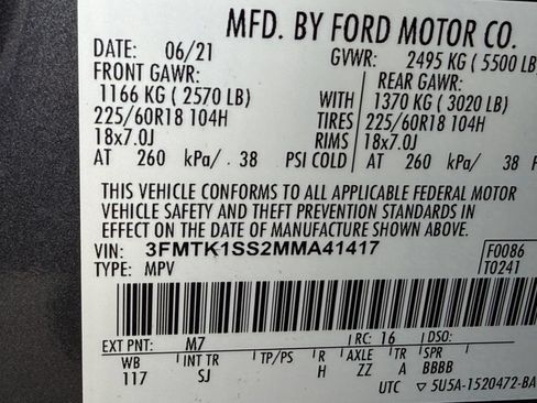 Used 2021 Ford Mustang Mach-E Select w/ Comfort/Technology Package AWD/4WD image 27