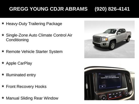 Used 2016 GMC Canyon SLE w/ SLE Convenience Package AWD/4WD image 13
