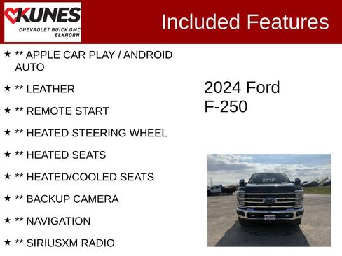Used 2024 Ford F250 King Ranch w/ Chrome Package image 2