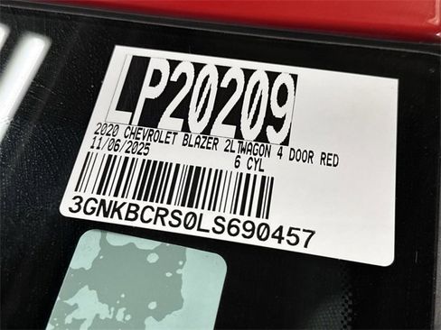 Certified 2020 Chevrolet Blazer LT image 29