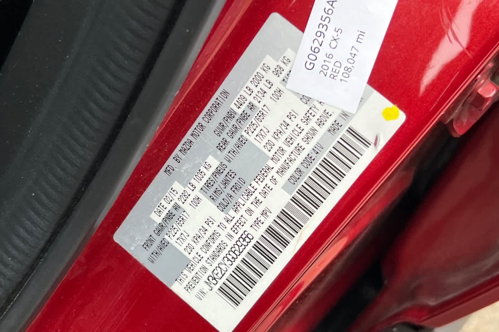 Used 2016 MAZDA CX-5 Touring FWD image 26