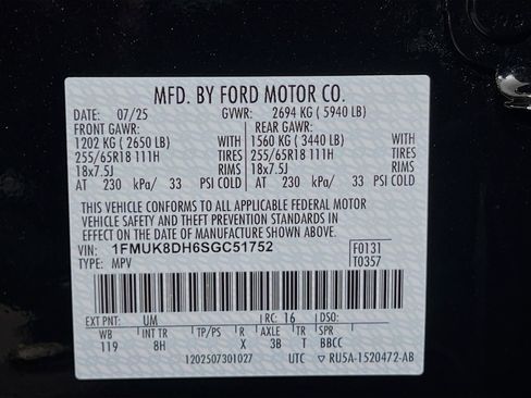 Used 2025 Ford Explorer Active image 37