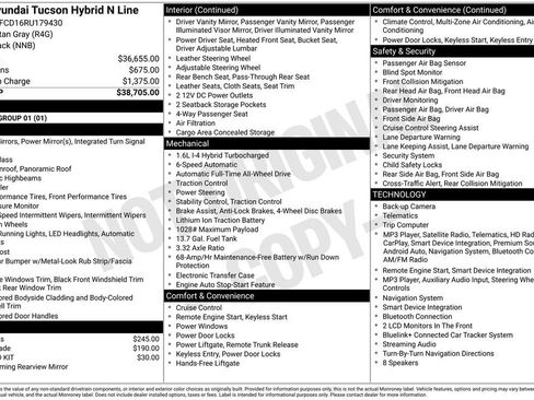 Used 2024 Hyundai Tucson N Line AWD/4WD image 31