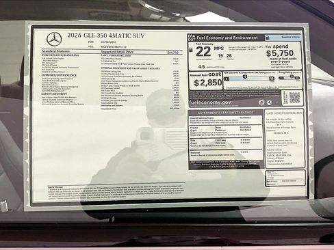 New 2026 Mercedes-Benz GLE 350 4MATIC image 17